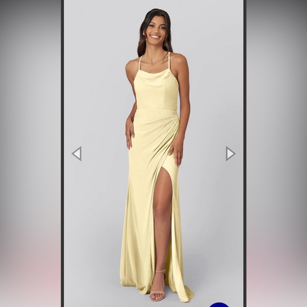 Kennedy Blue Bridesmaid Dress- Sue, Size 2, Color Buttercup